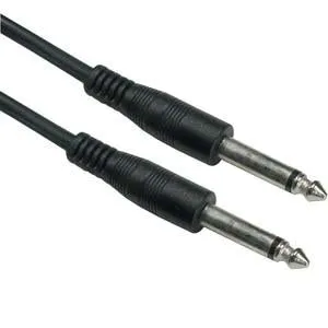 10Ft 1/4" Mono Male/Male Cable