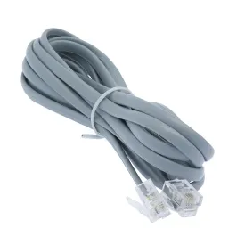 10Ft RJ11 Modular telephone Cable Straight