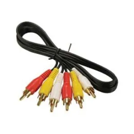 12Ft RCA M/Mx3 Audio/Video Cable Gold Plated