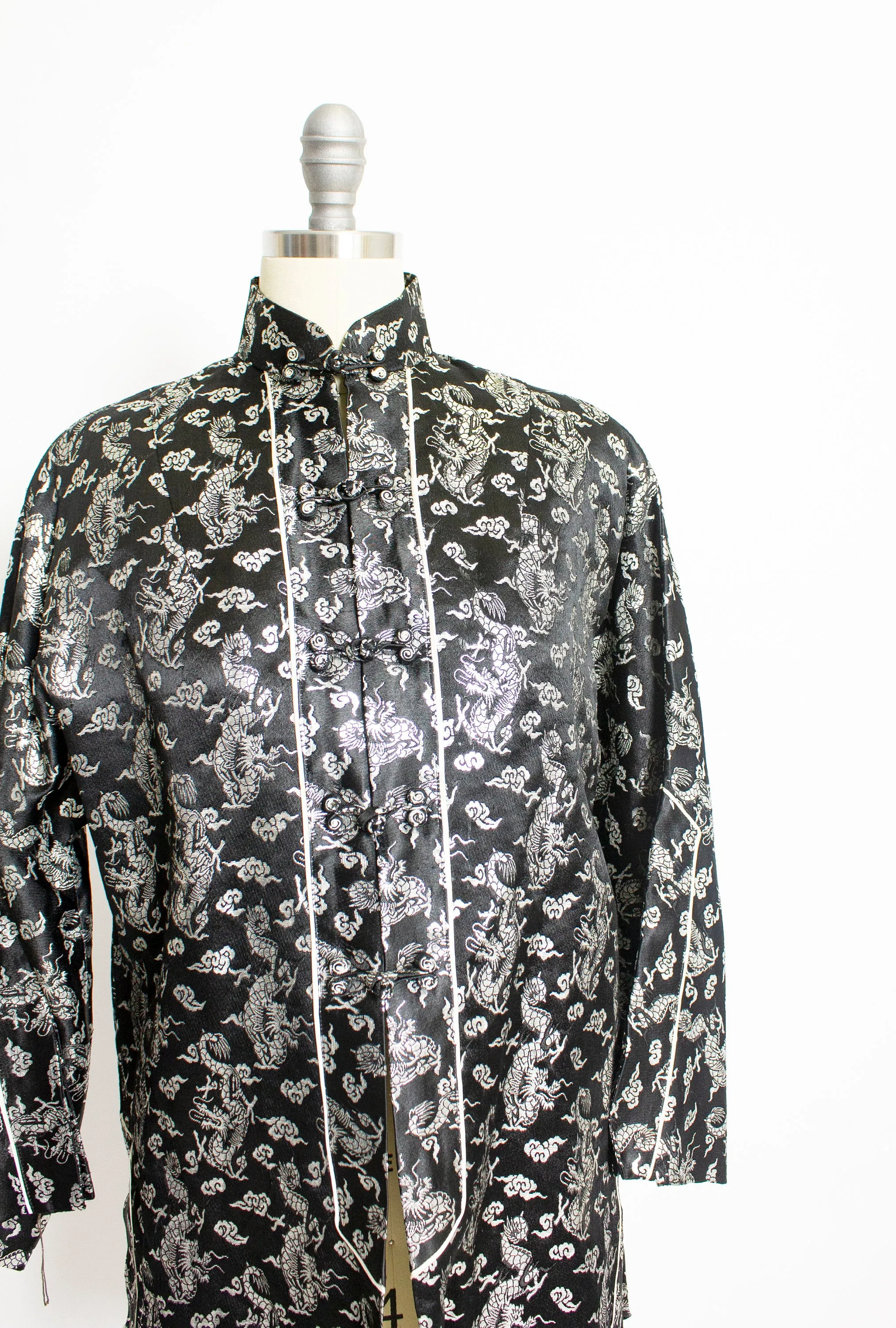 1950s Lounge Jacket Metallic Brocade Large