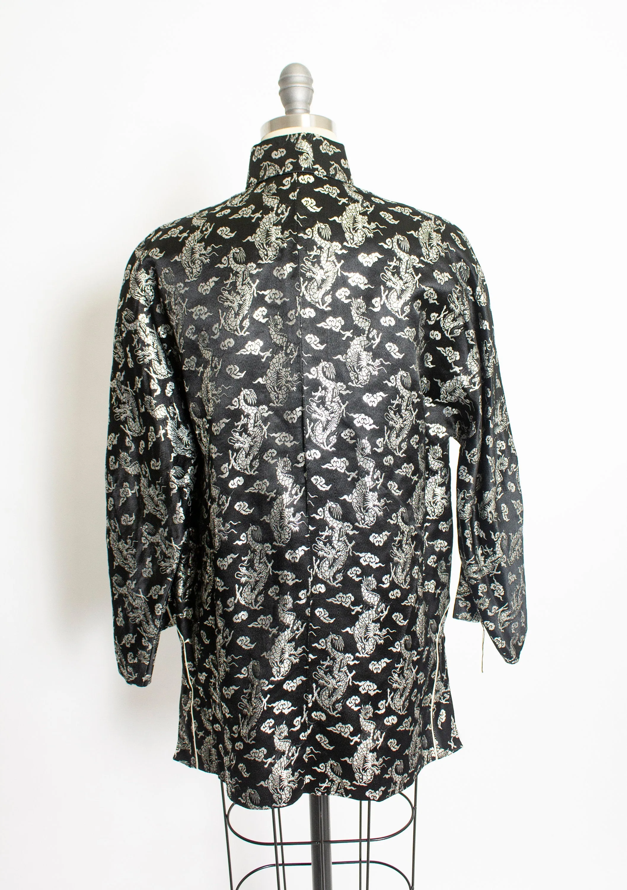 1950s Lounge Jacket Metallic Brocade Large