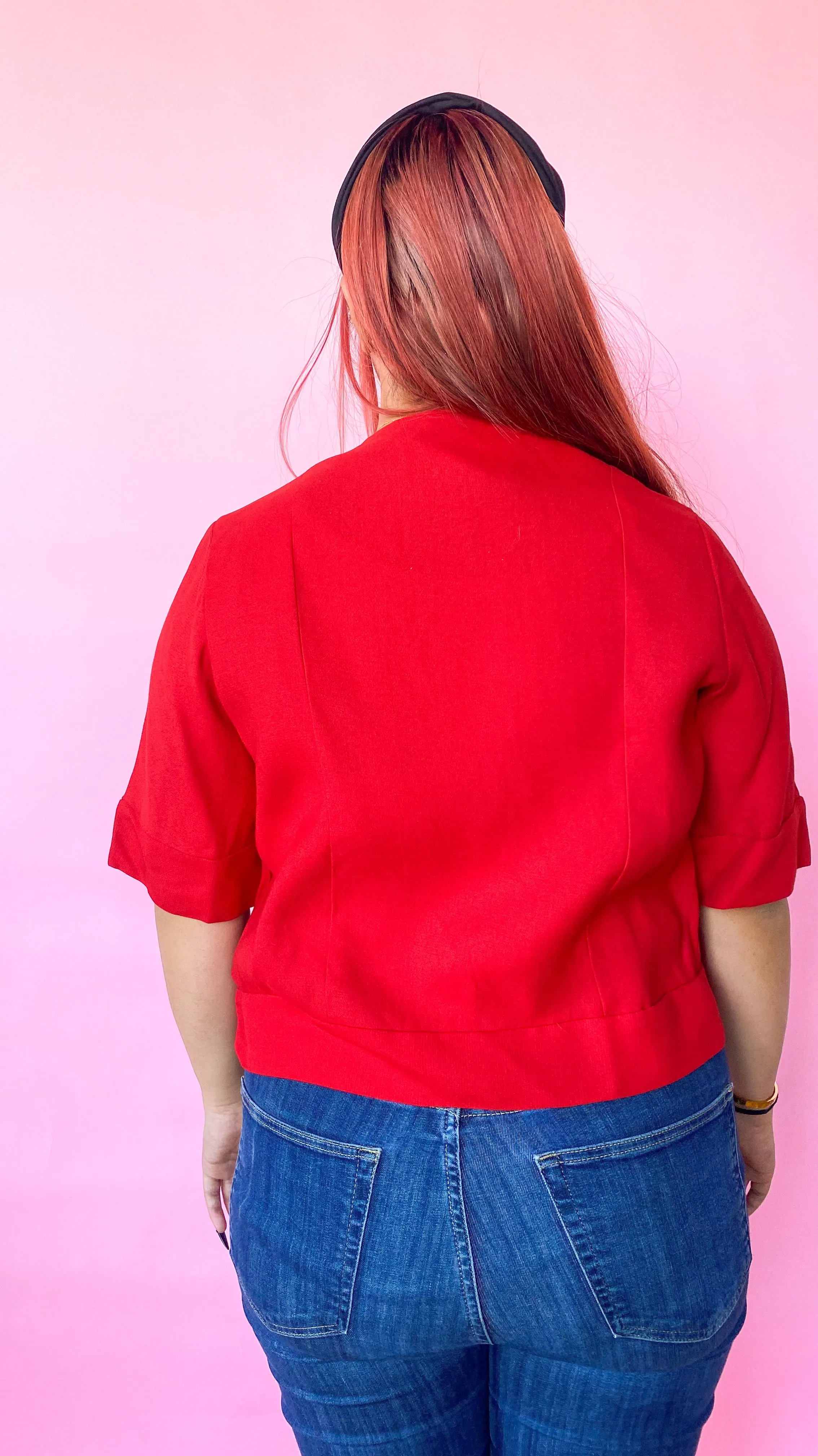 1960s Red Light Jacket, sz. L