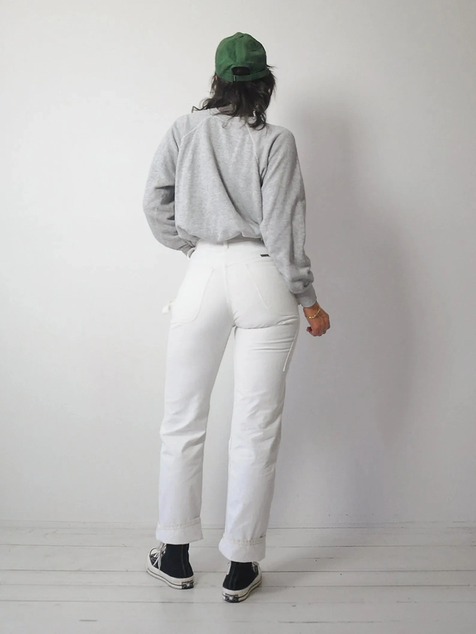 1970's White DeeCee Carpenter Jeans