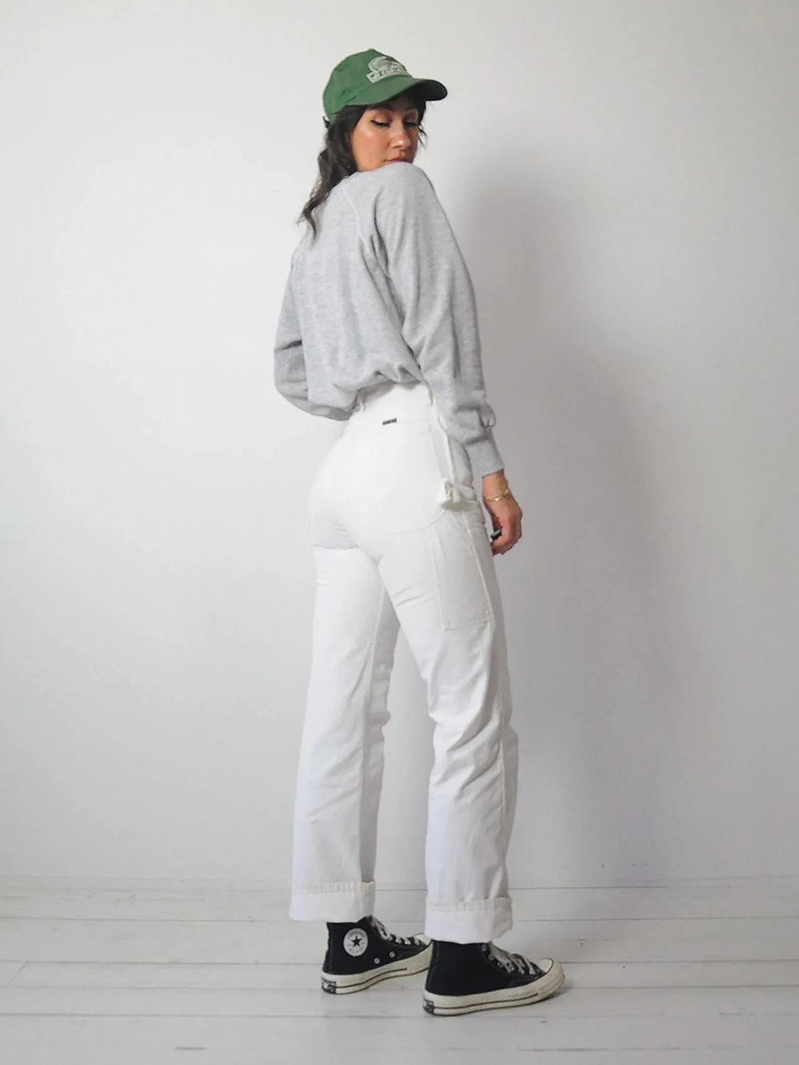 1970's White DeeCee Carpenter Jeans