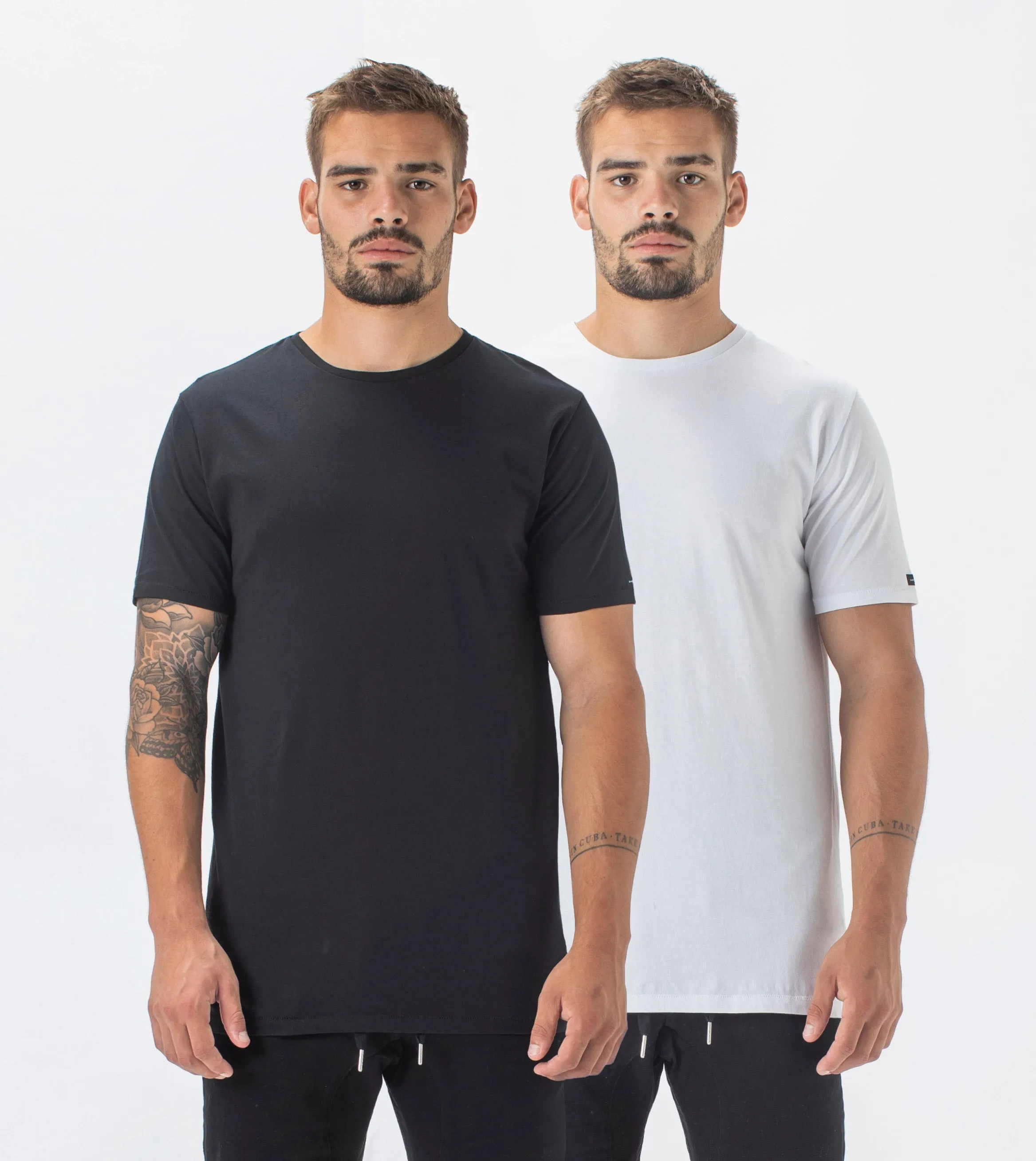 2 Pack Flintlock Tee Black/White