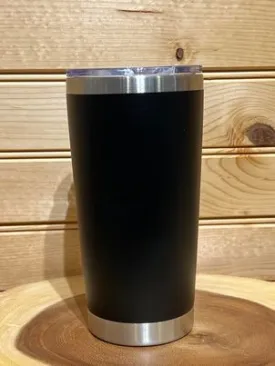 20 oz Regular Black Stainless Steel Tumbler