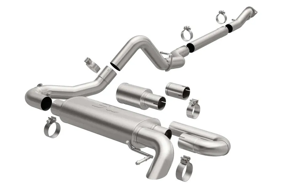 2021  Ford Bronco 2.7L MagnaFlow Overland Series Cat-Back Exhaust System, Bare