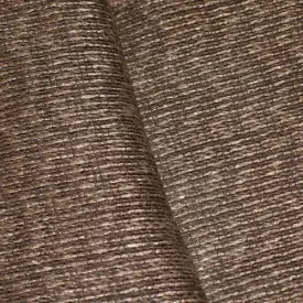 3 1/4 YD PC - Brown/Gray Semi-Opaque Textured Woven Drapery Fabric