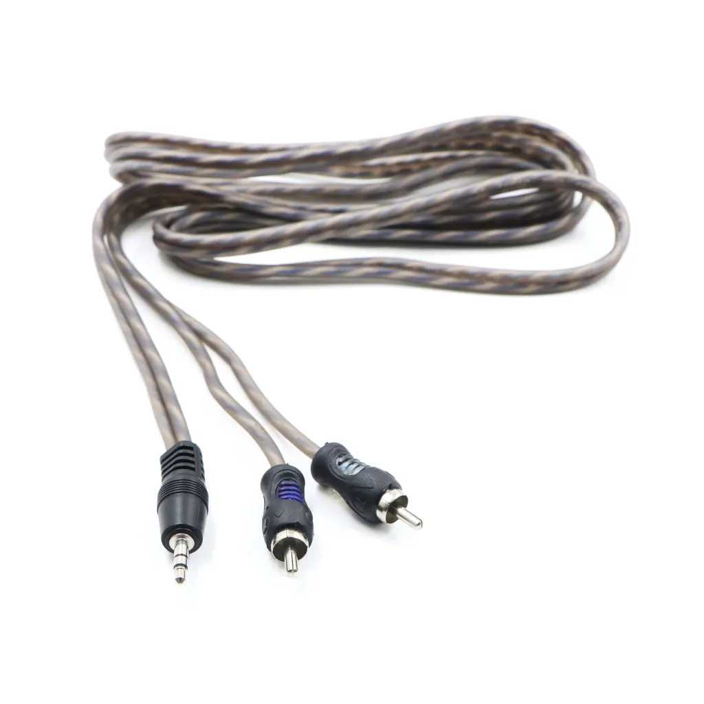 3.5mm Stereo Audio Male to 2 RCA Cable - 2mtr