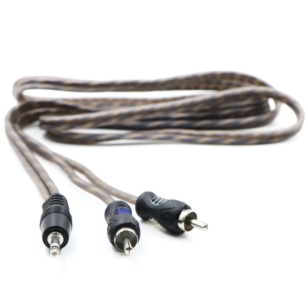 3.5mm Stereo Audio Male to 2 RCA Cable - 2mtr