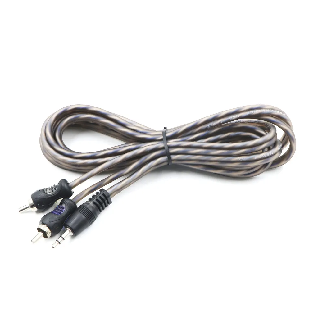 3.5mm Stereo Audio Male to 2 RCA Cable - 2mtr