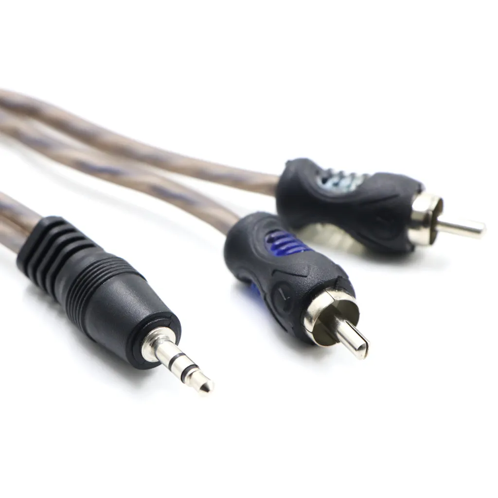 3.5mm Stereo Audio Male to 2 RCA Cable - 2mtr