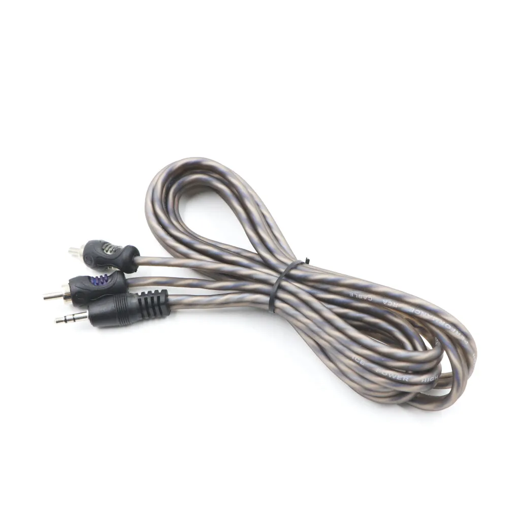 3.5mm Stereo Audio Male to 2 RCA Cable - 2mtr