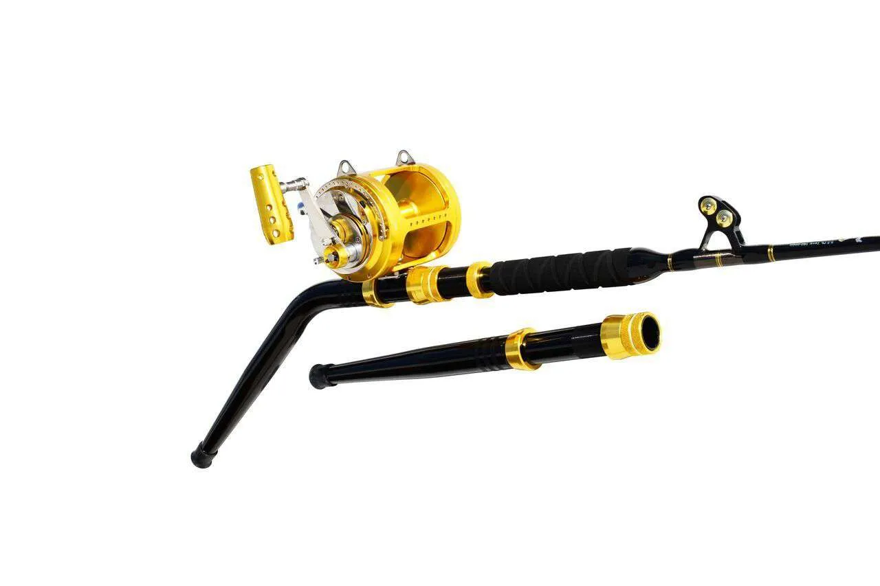 80W 2-Speed Reel on 3pc. Swingtip Tournament Rod