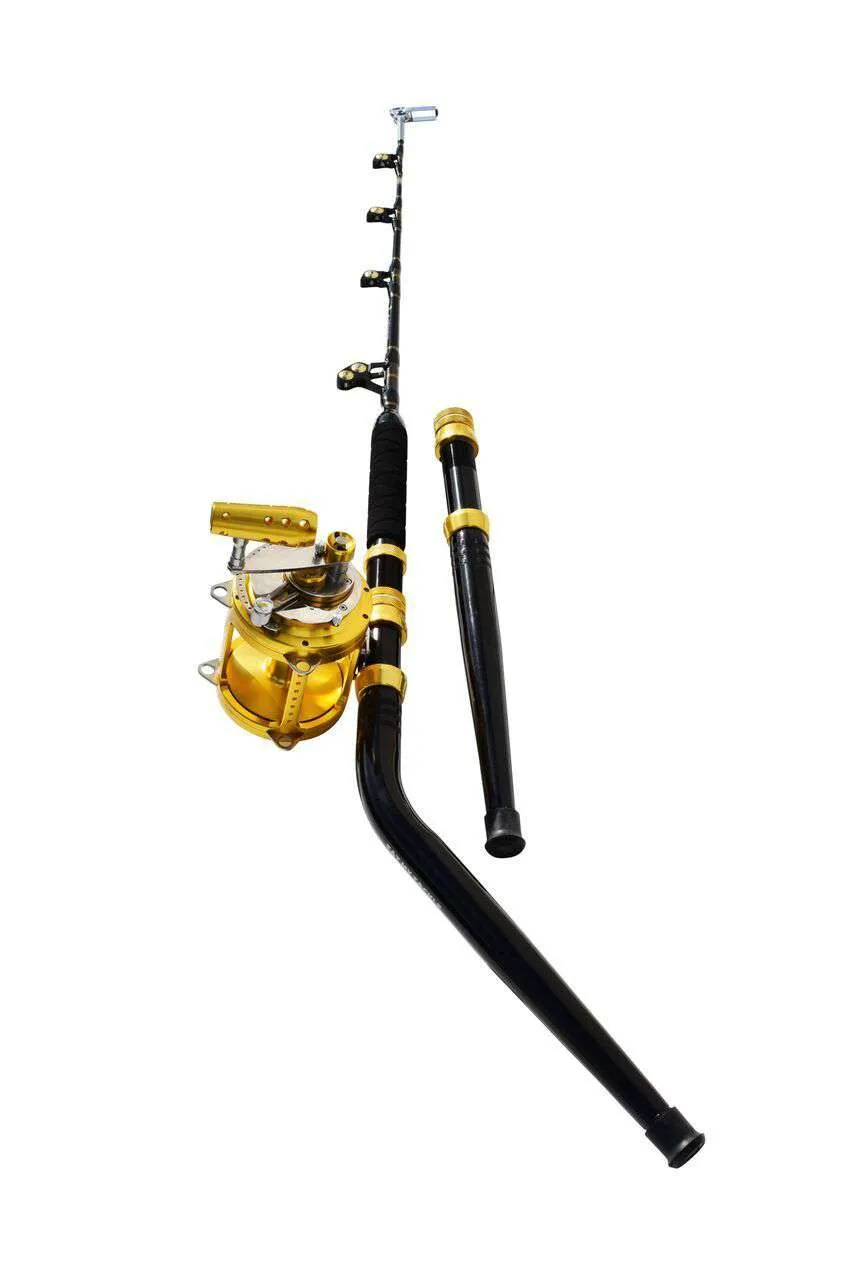 80W 2-Speed Reel on 3pc. Swingtip Tournament Rod