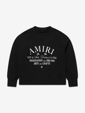 Amiri Kids Arts District Sweatshirt in Black