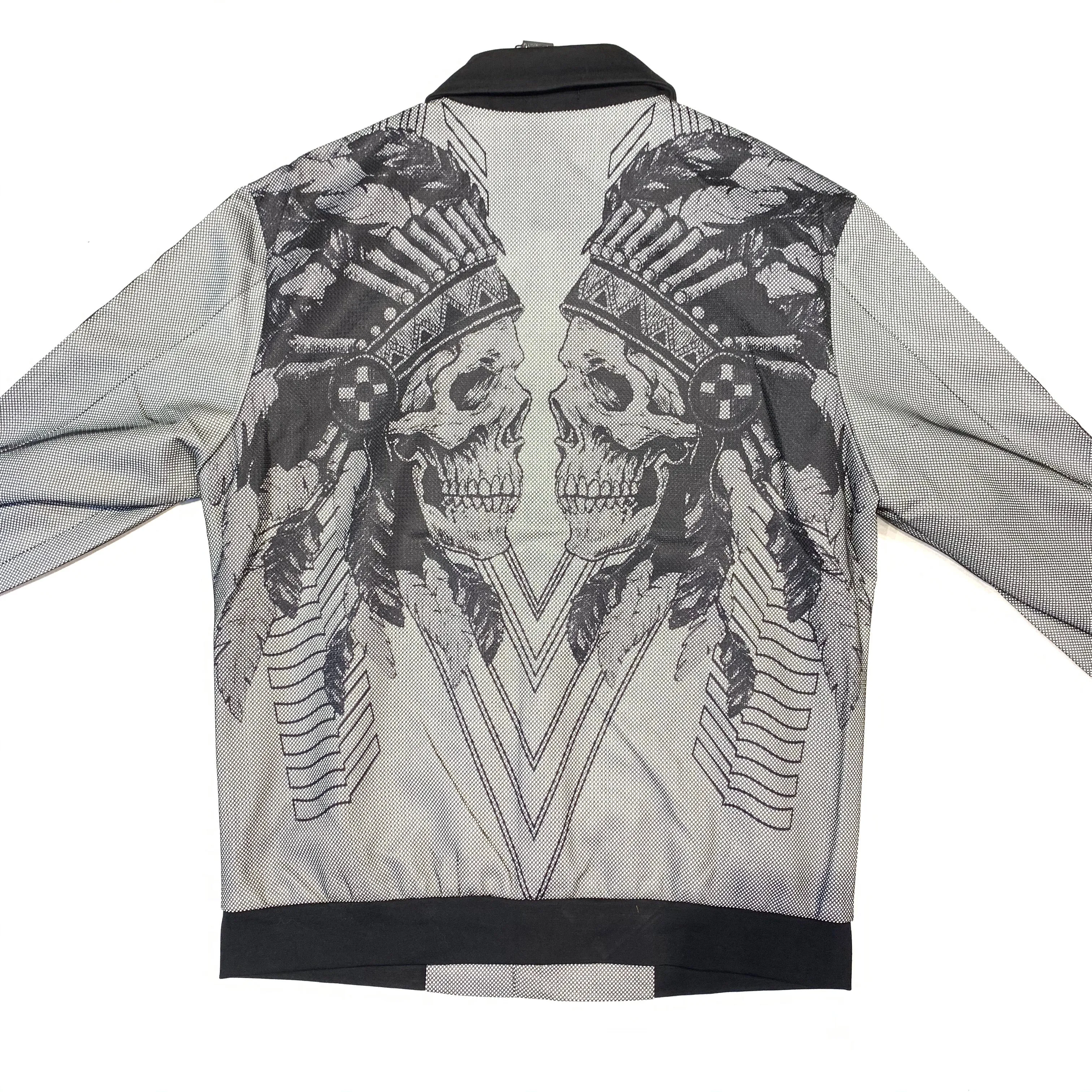 Angelino Monochrome Skull Light weight Spring Jacket