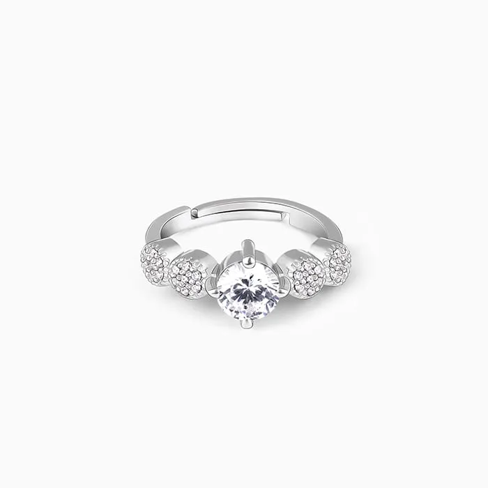 Anushka Sharma Silver Attracted To You Ring