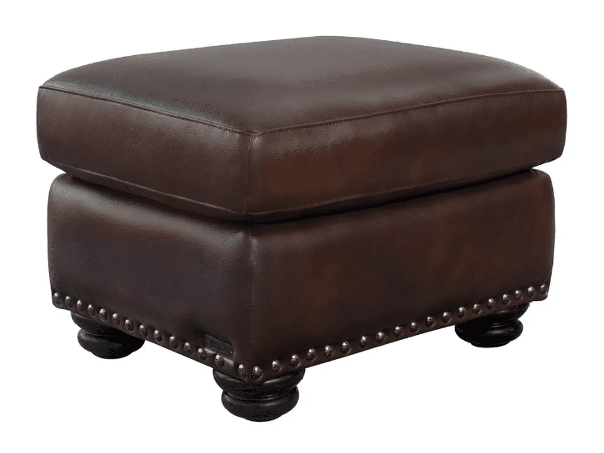 Austin Leather Ottoman