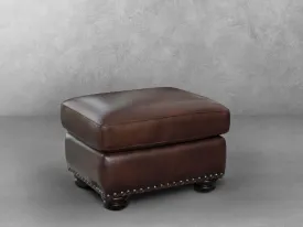 Austin Leather Ottoman