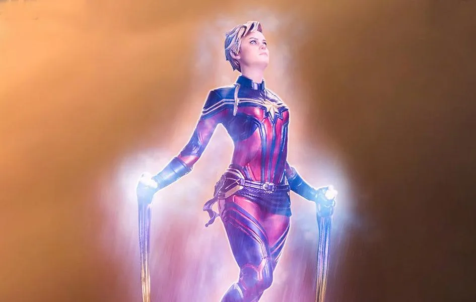 Avengers: Endgame Captain Marvel BDS Statue