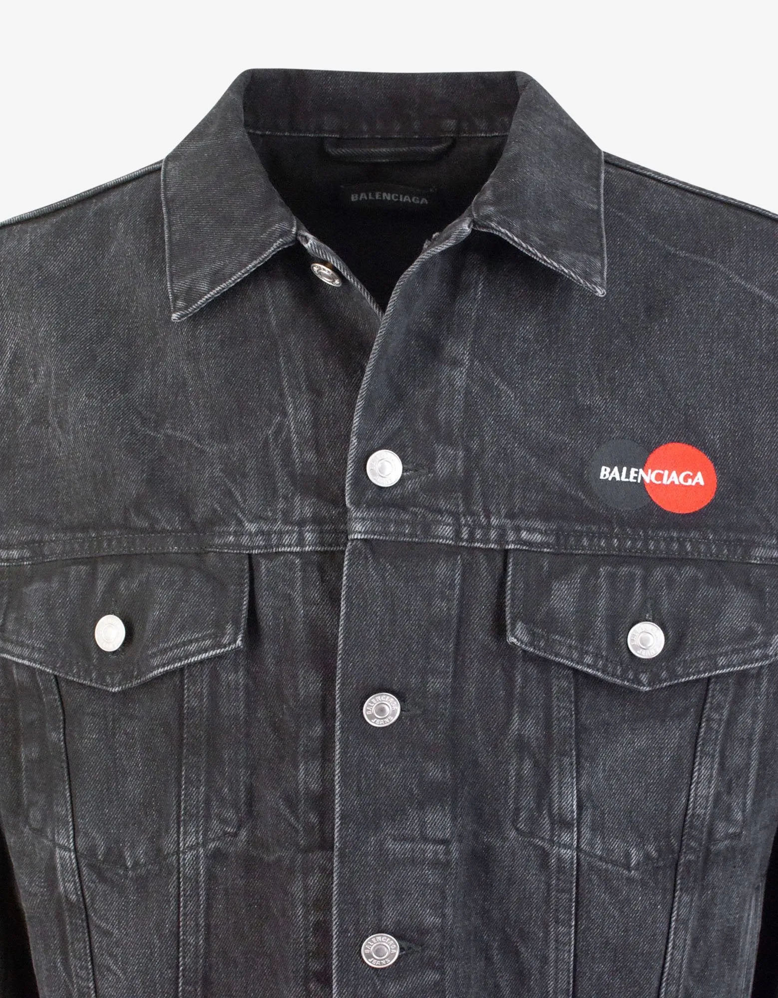 Black Uniform Denim Jacket -