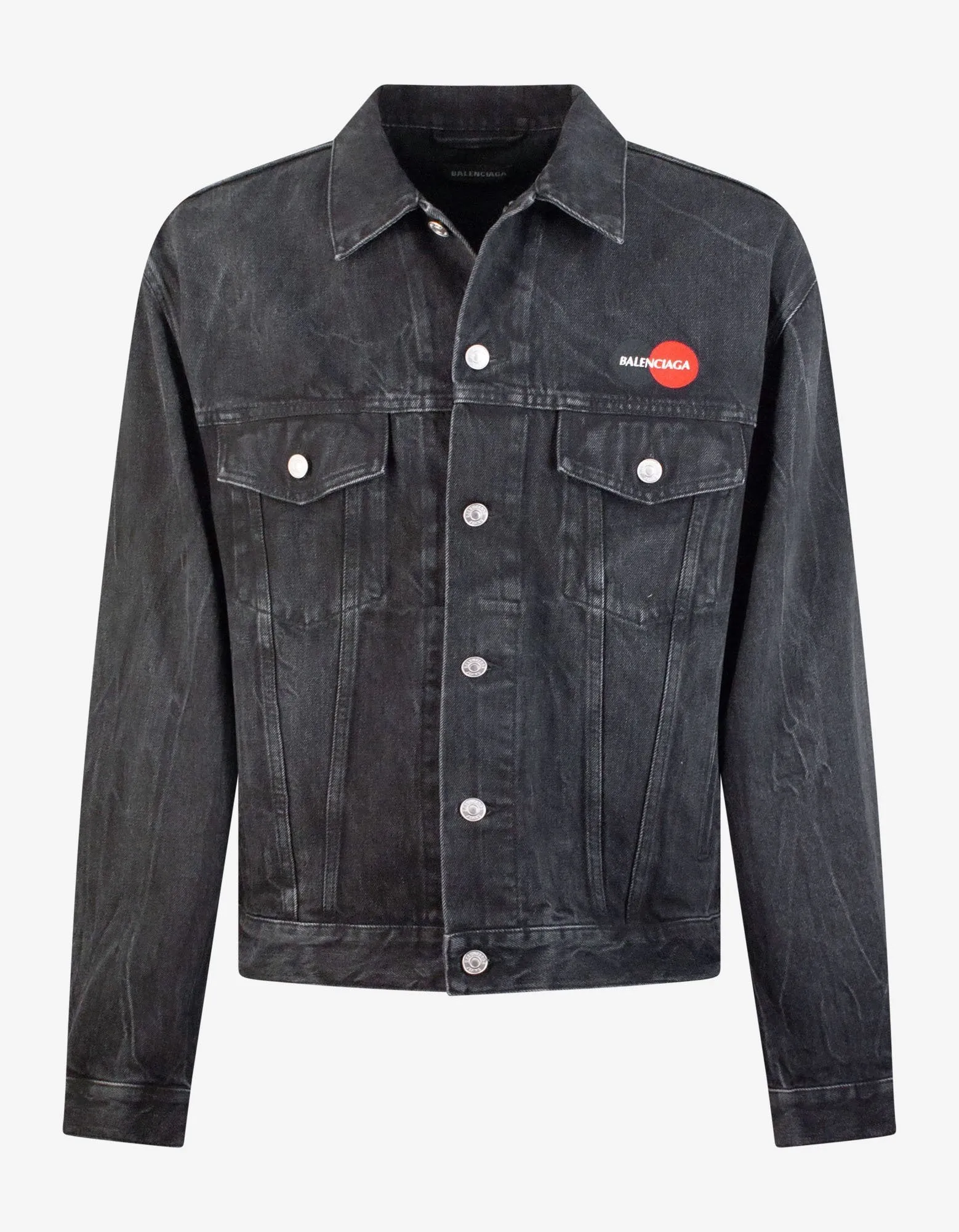 Black Uniform Denim Jacket -