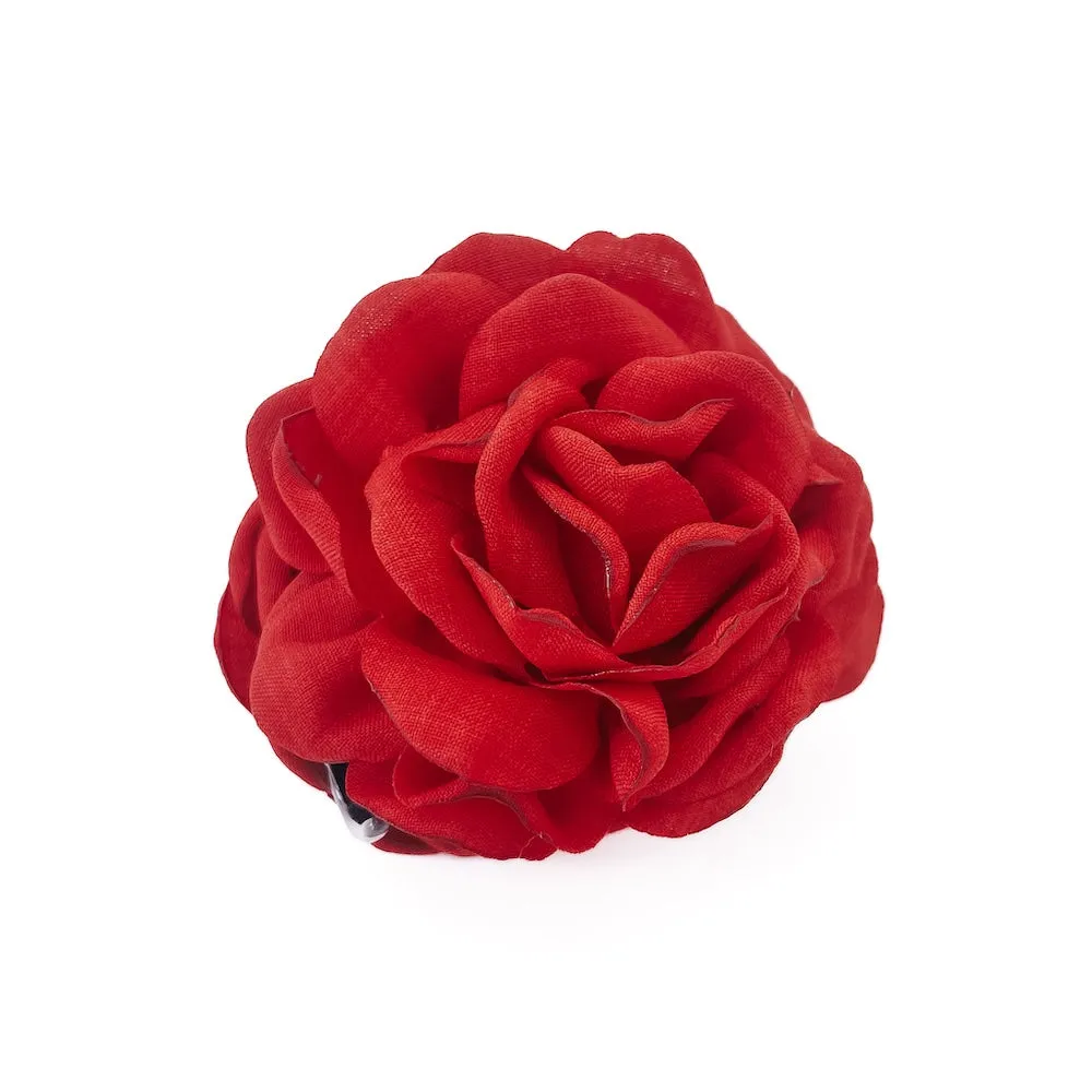 Blooming Rose Hair Claw Clip