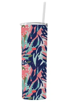 Blue Paradise Skinny Tumbler - FINAL SALE