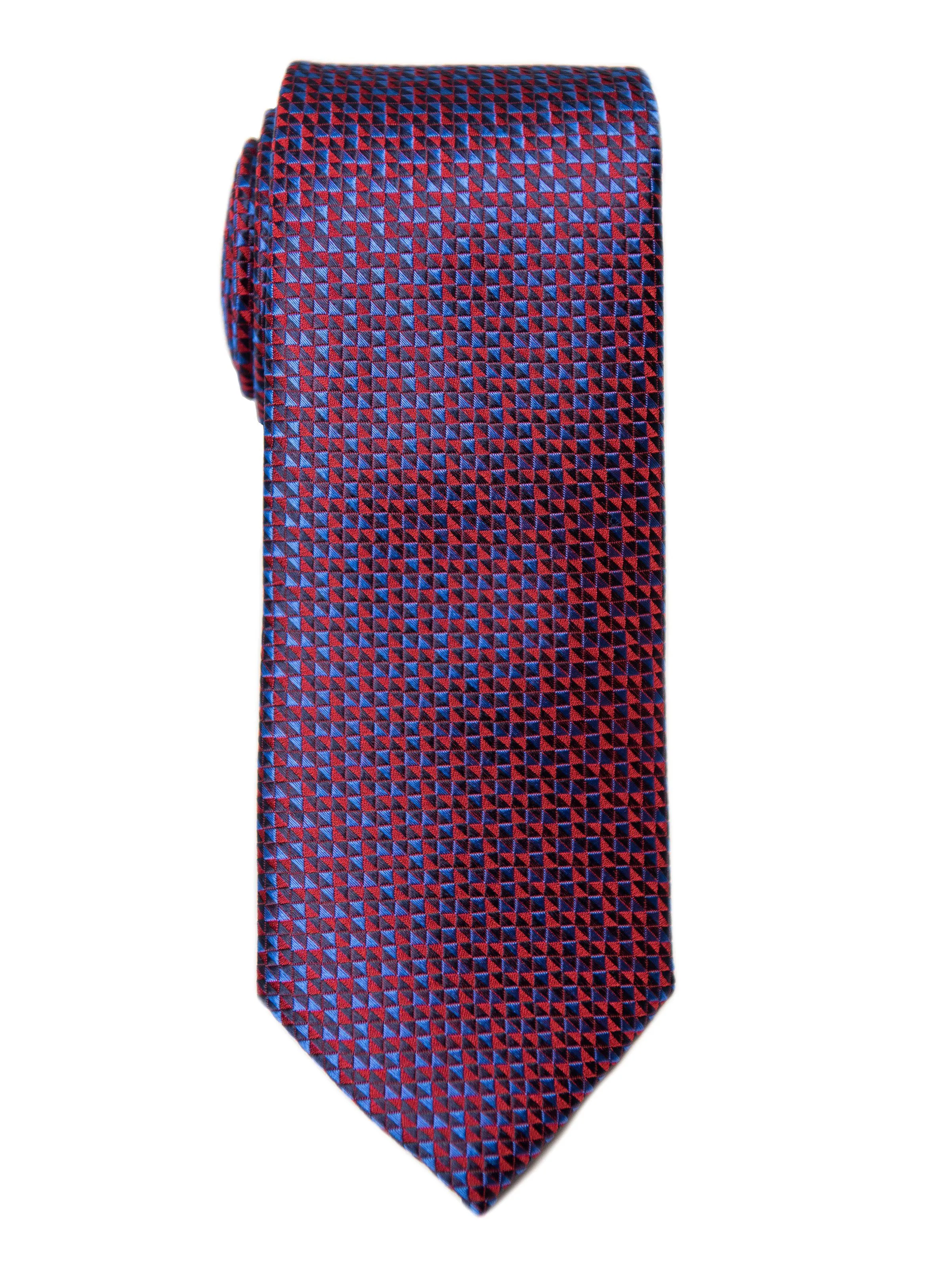 Boy's Tie 27729 Red/Blue Neat