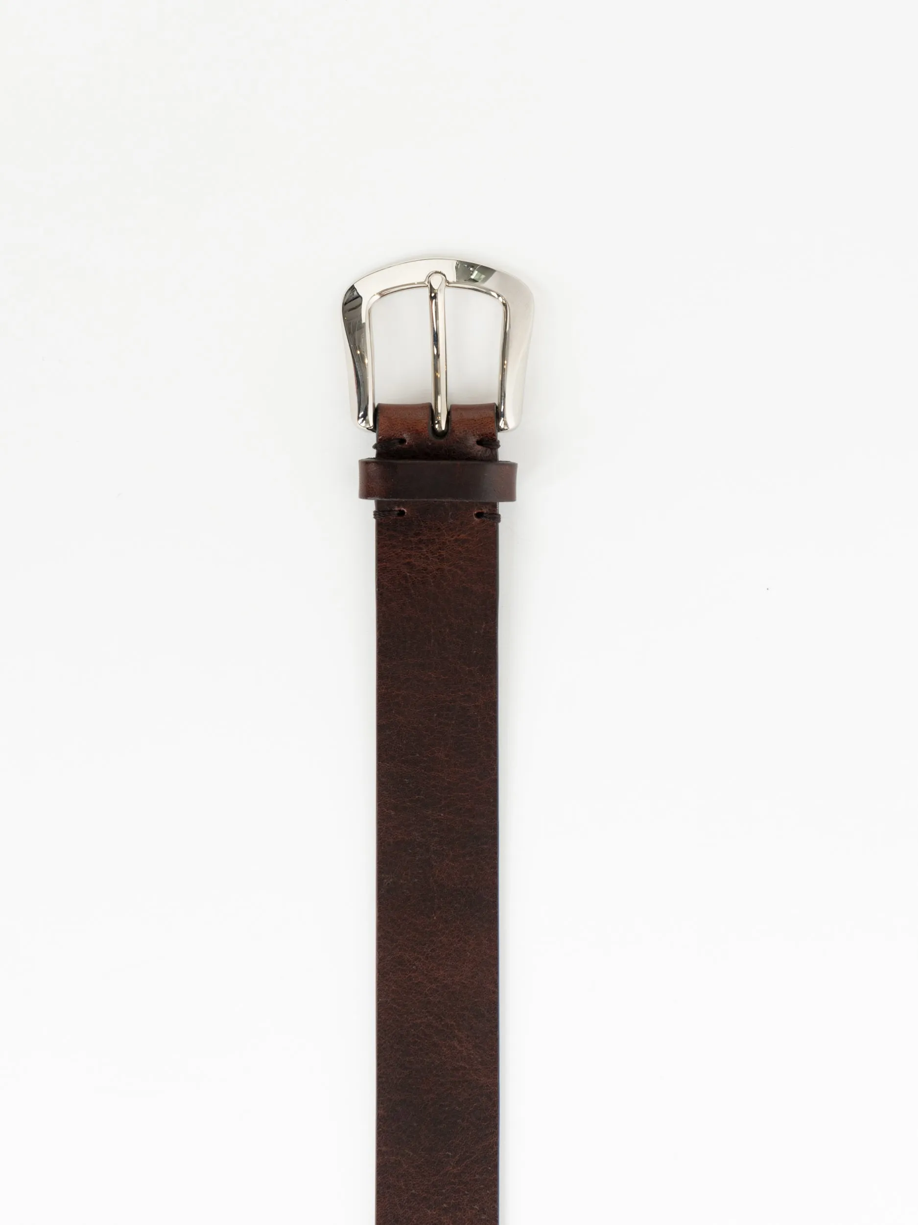 Brown Reversed Suede Belt