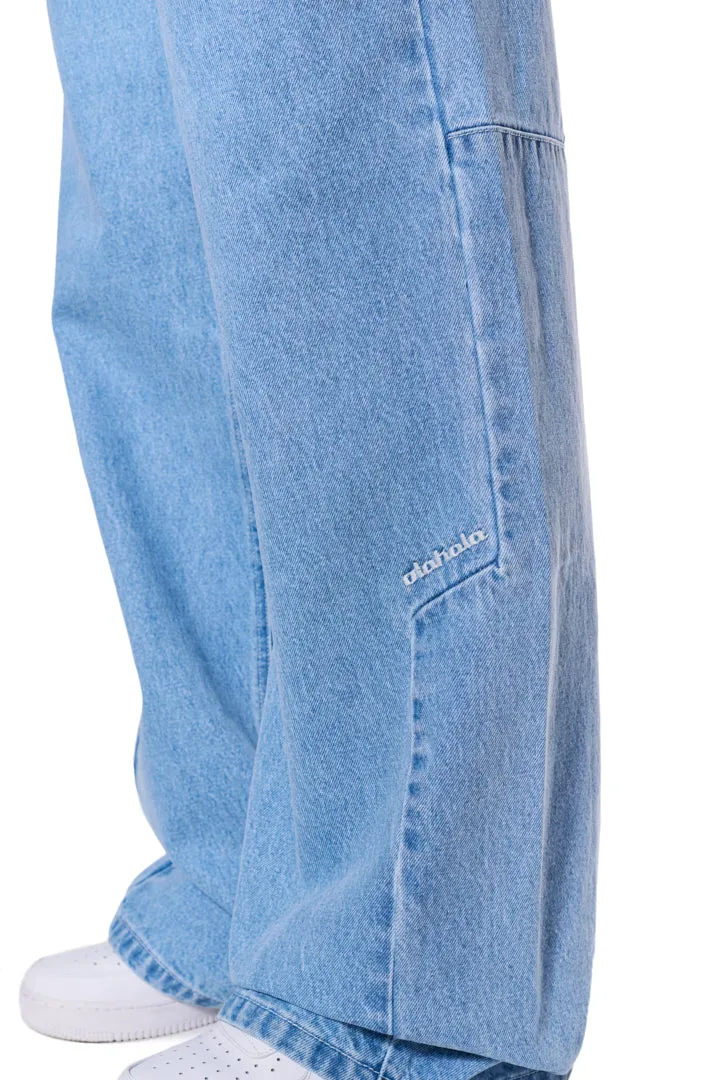 CC Blue Loose Fit Denim Pants