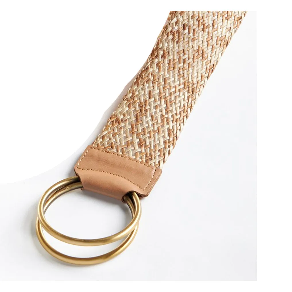 Charlie Paige Natural Macramé Belt