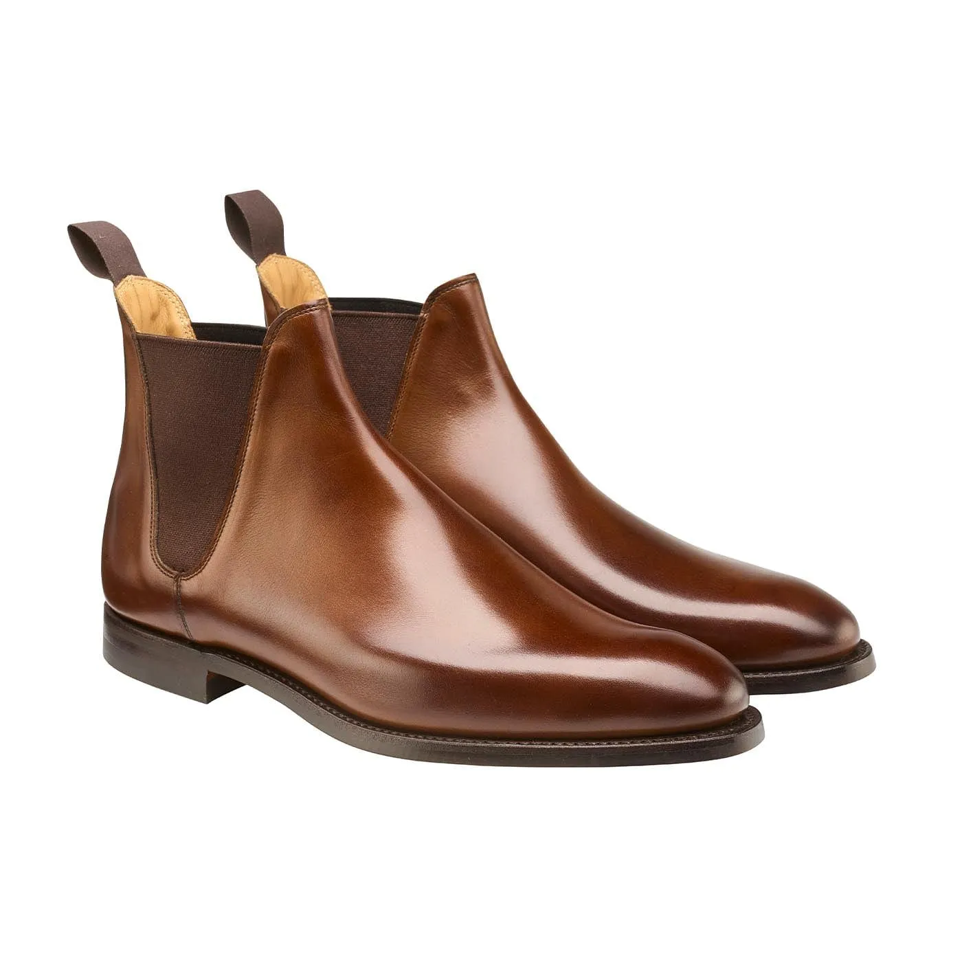 Chelsea 8 Dark Brown Burnished Calf