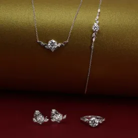 Chloe Vine Moissanite & Lab Grown Diamonds Si Dian Jin in 18K Gold