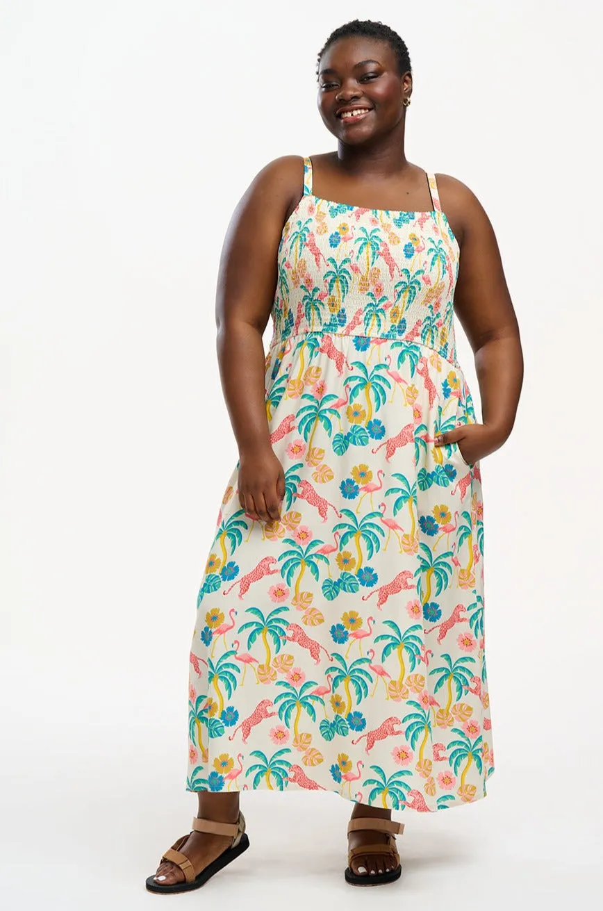 Christabel Sundress - Off-White/Multi, Summer Jungle