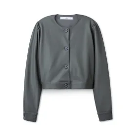 Classic Leather Jacket IN: Grey