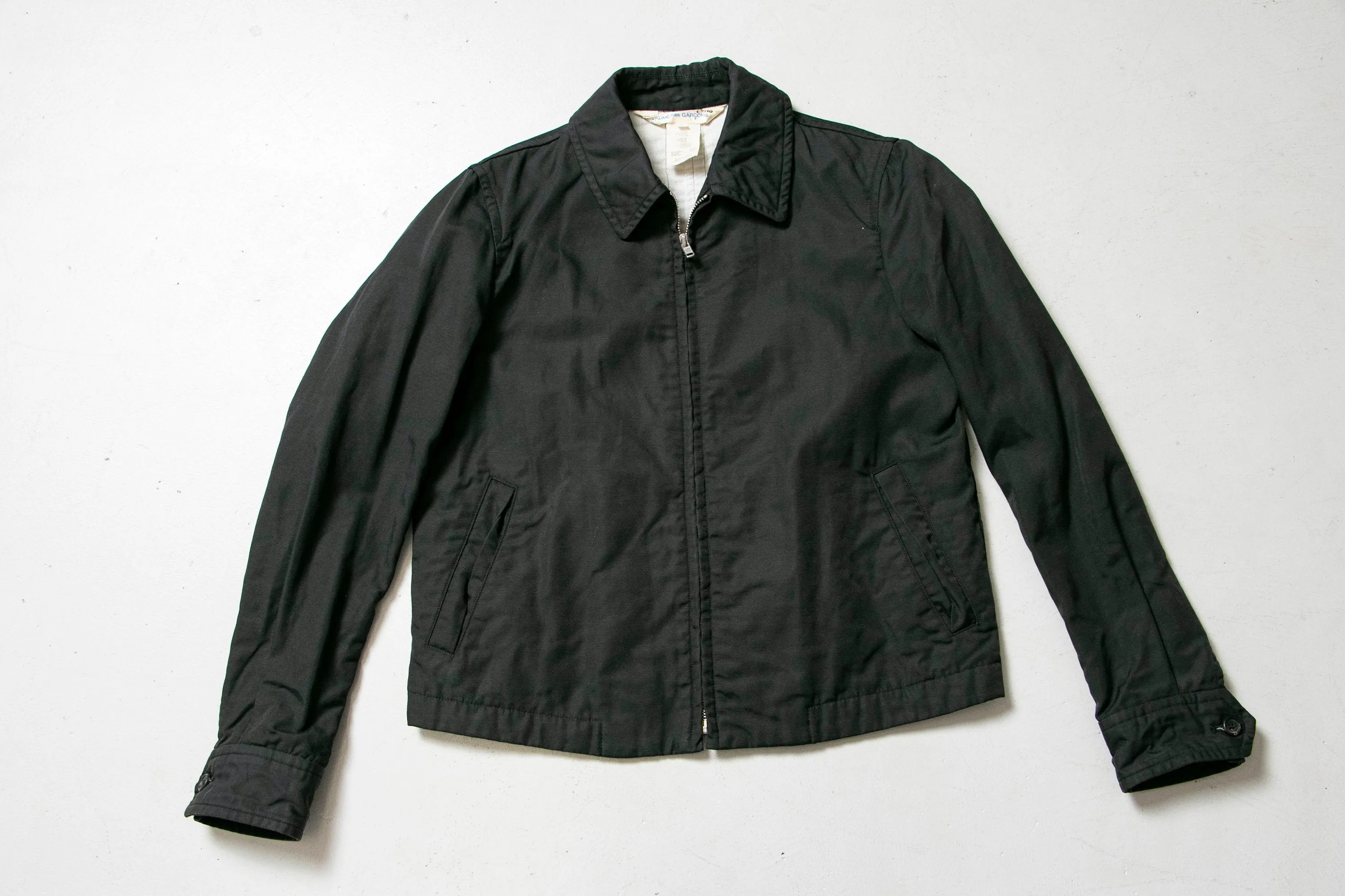 Comme Des Garçons Jacket Black Racing Stripe 1990s Small