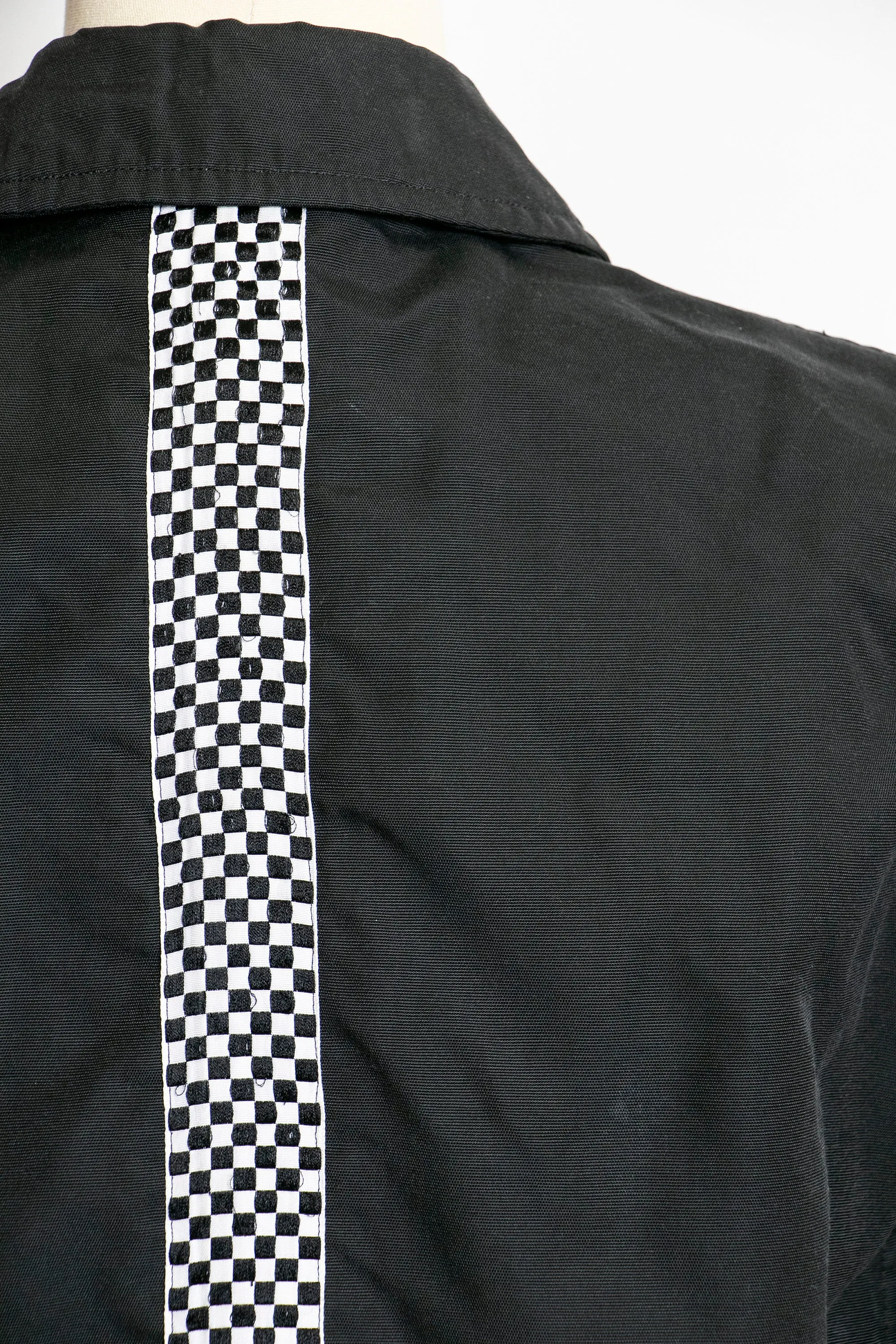 Comme Des Garçons Jacket Black Racing Stripe 1990s Small