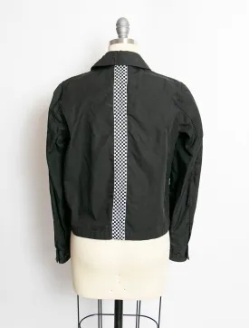 Comme Des Garçons Jacket Black Racing Stripe 1990s Small