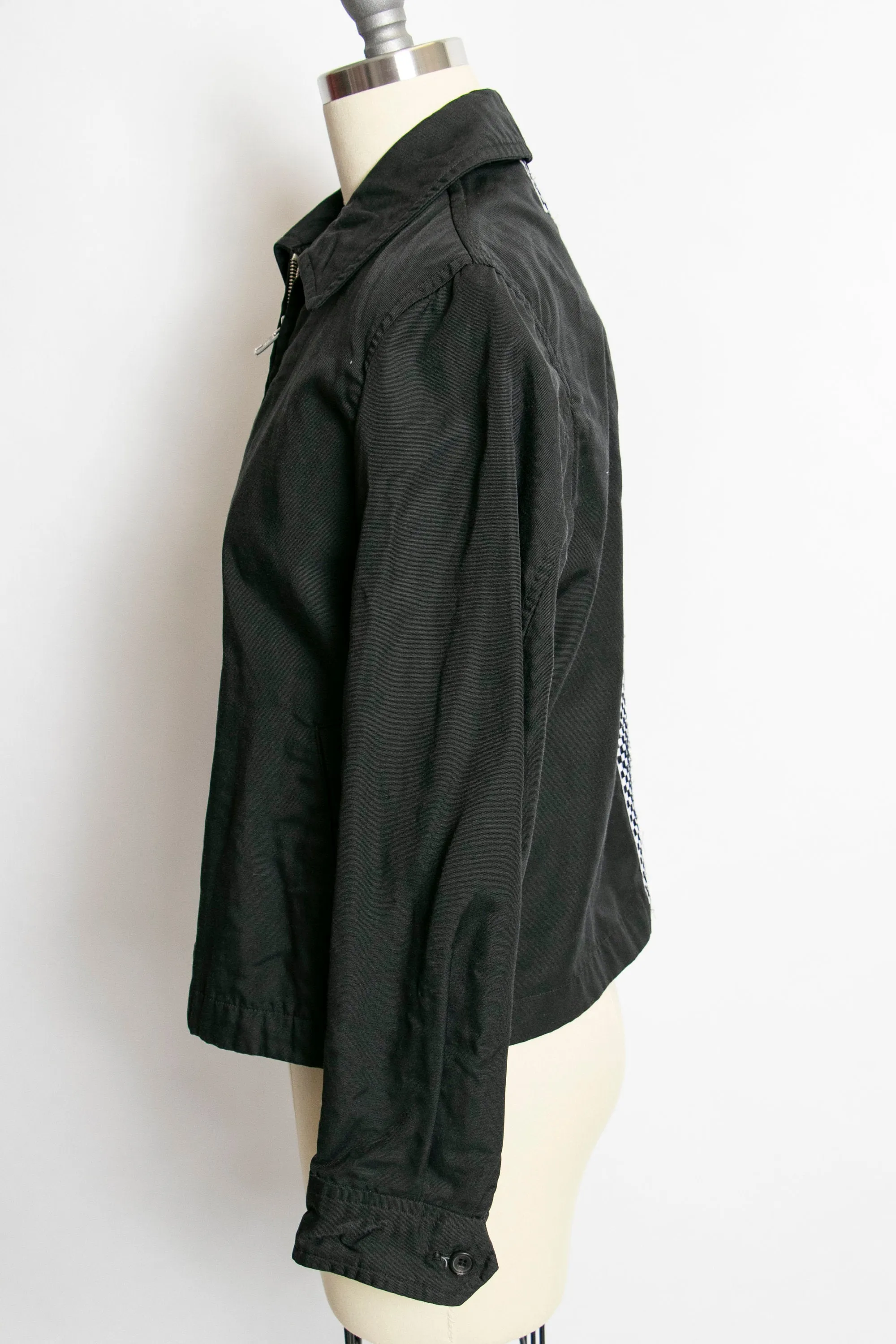 Comme Des Garçons Jacket Black Racing Stripe 1990s Small