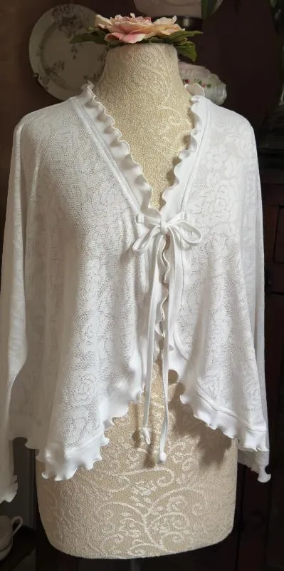 Cotton Bed Jacket LACE Collection