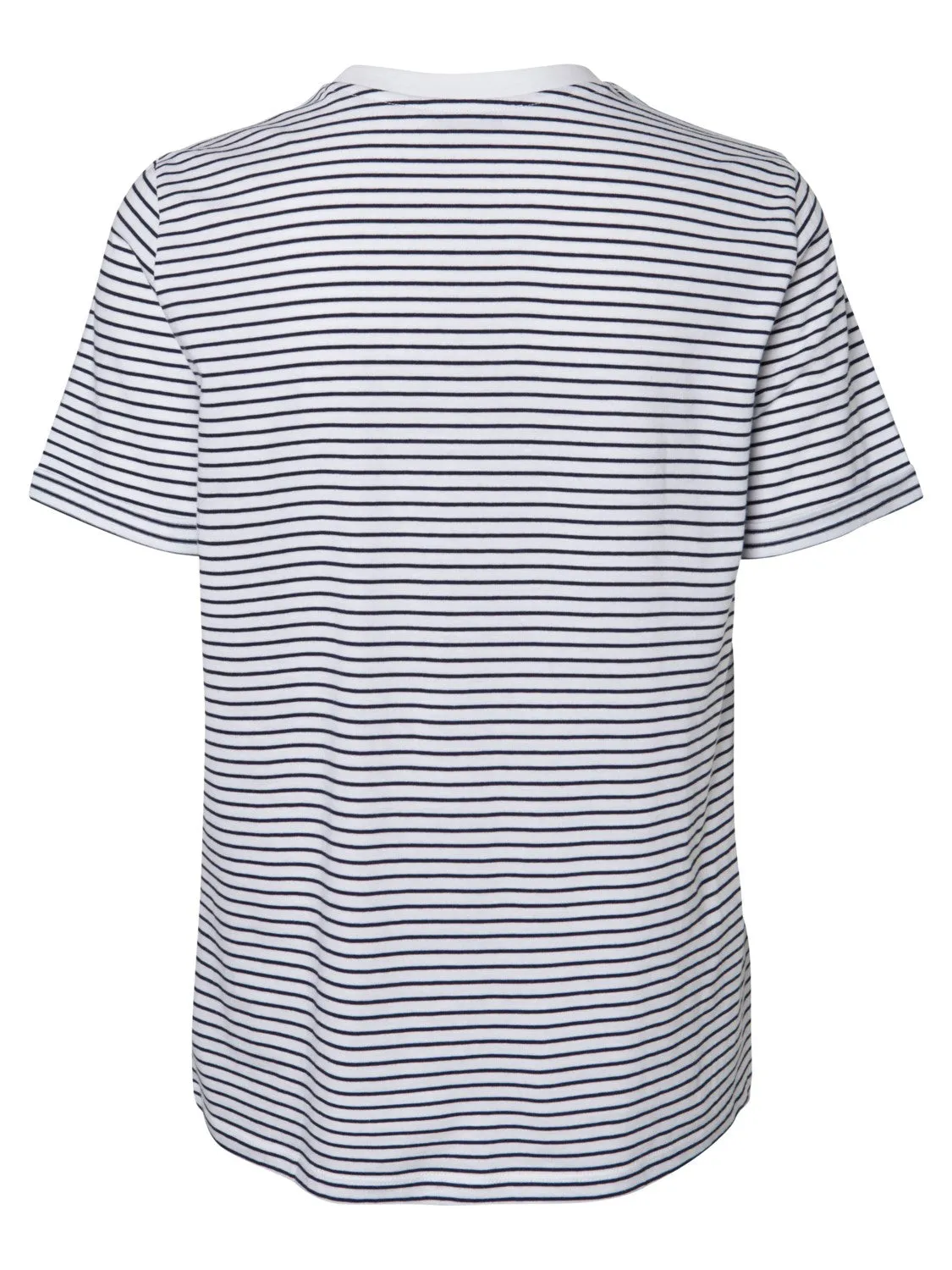 Cria Fold T-Shirt (Bright White MARITIME BLUE)