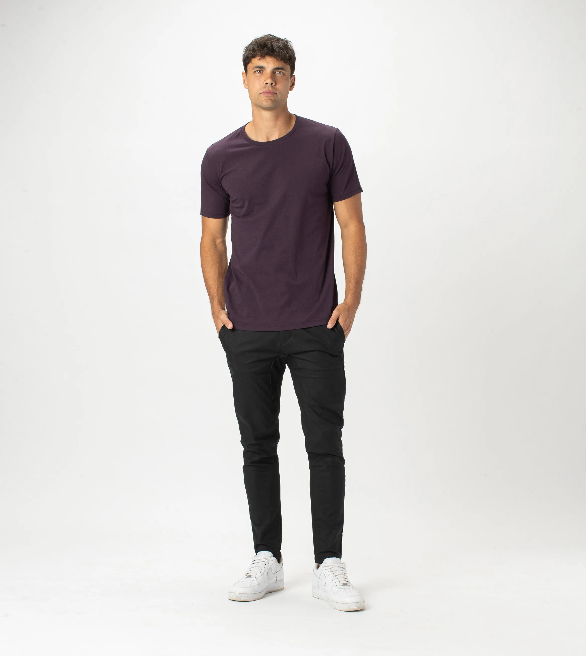 Flint Tee Dk Grape