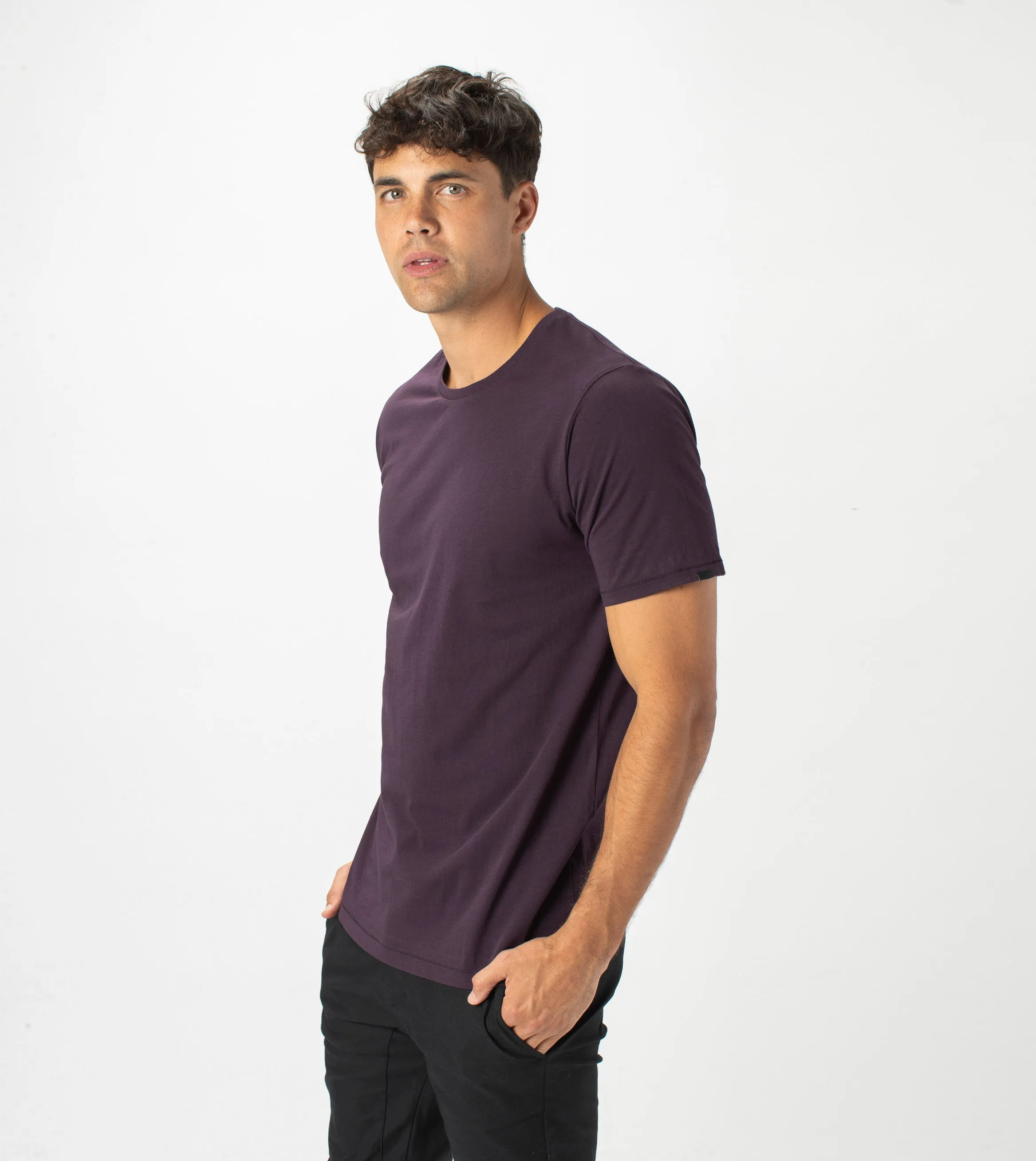 Flint Tee Dk Grape