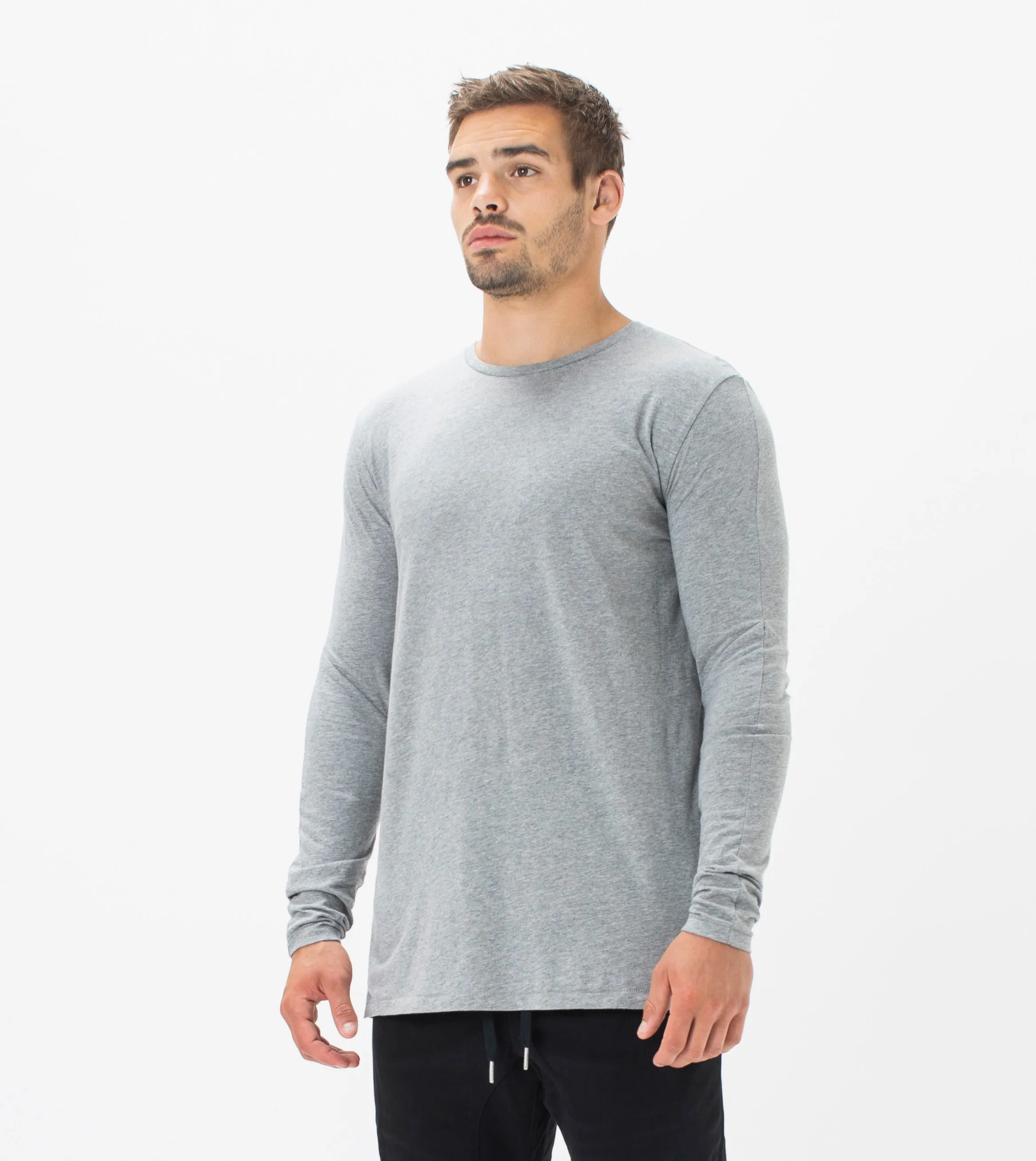 Flintlock LS Tee Dk Grey Marle - Archive