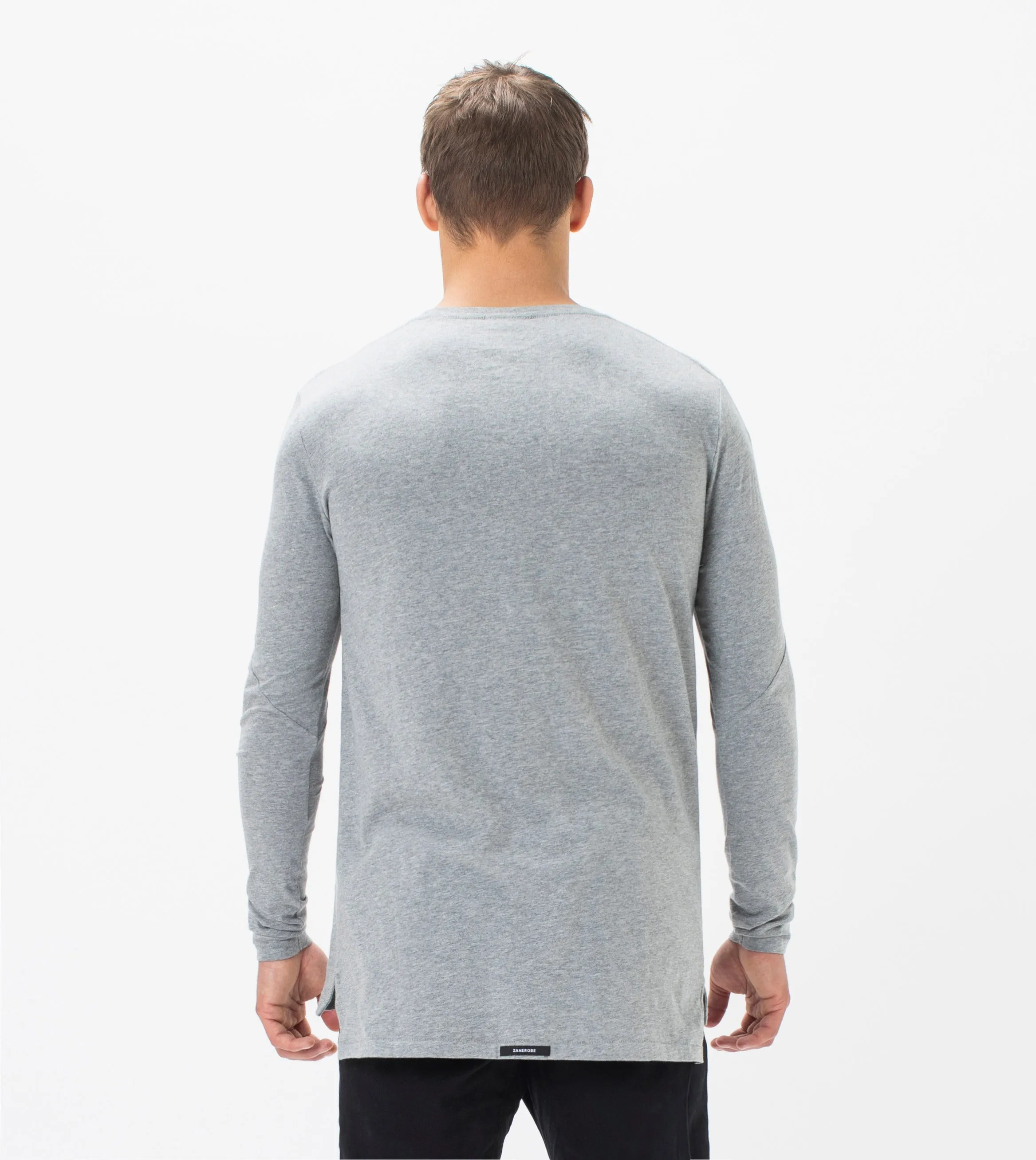 Flintlock LS Tee Dk Grey Marle - Archive