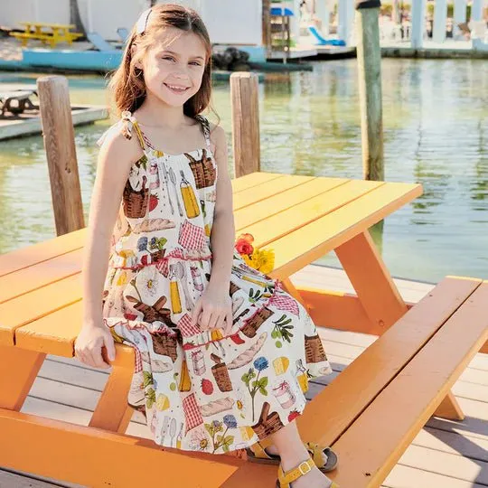 Girls Garden Dress - Parisian Picnic