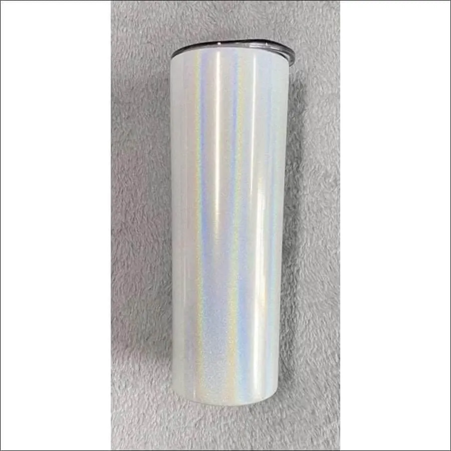 Glitter Tumblers 20oz Skinny Easy hold Hot or Cold Cup