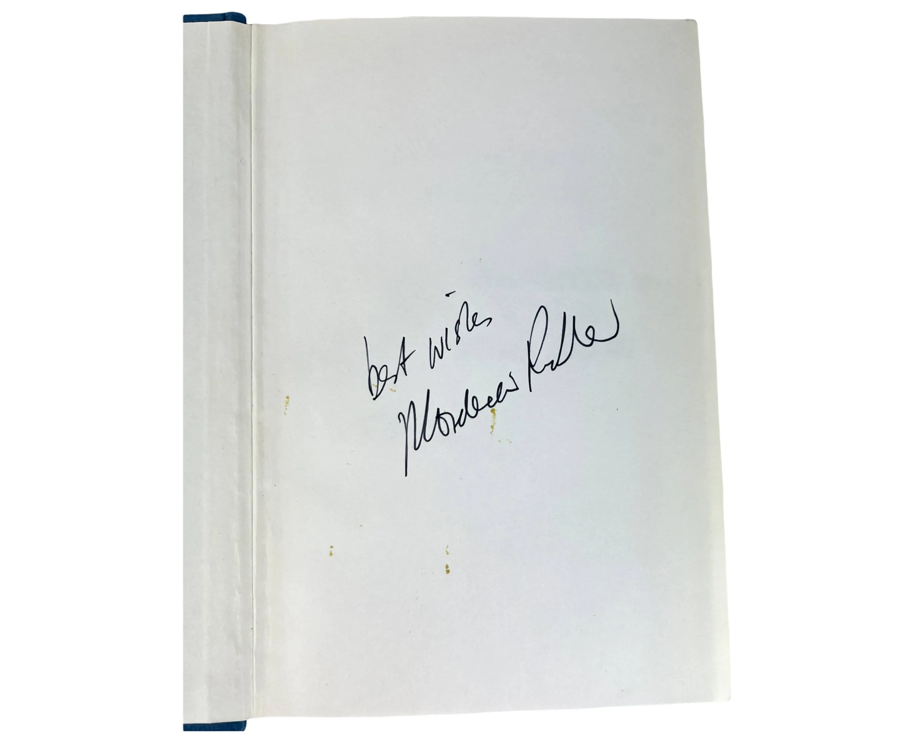 Joshua Then And Now Book Mordecai Richler Signed 1st Edition w Dust Jacket Fine